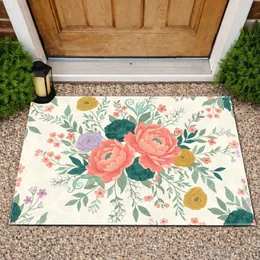 Peonies Ranunculus Fantasy Floral Botanicals - Home Decor Gift Doormat