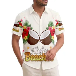 Coconut Bikini Top Aloha Beaches - Beach Vacation Summer Gift Hawaiian Shirt