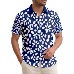 White Plumeria Petals Irregular Ovals Beach Pebbles - Tropical Island Life Home Decor Gift Hawaiian Shirt