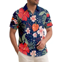 Hibiscus Anthurium Tropical Flowers Lush Foliage - Island Lifestyle Home Decor Hawaiian Shirt