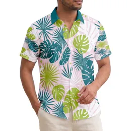 Broad Palm Fronds Fan Leaves Jungle Leaves - Botanical Home Decor Gift Hawaiian Shirt