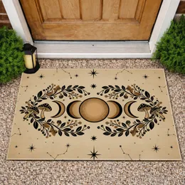 Mystical Moon Phases Wreath Astrology - Rustic Home Decor Gift Doormat