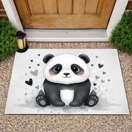 Baby Panda Hearts - Wildlife Lover Home Decor Gift for Panda Lovers Doormat