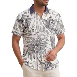 Raccoons Sunglasses Beach Chair Fishing - Summer Getaway Gift for Raccoon Lover Hawaiian Shirt