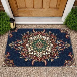 Persian Floral Paisleys Arabesque Curvilinear Vine Antique - Home Decor Gift Doormat