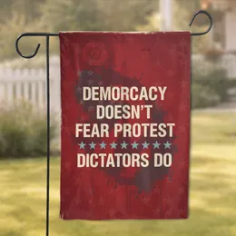 Freedom Democracy Protest Stars - Civic Rights Awareness Gift For Political Activist Garden Flag