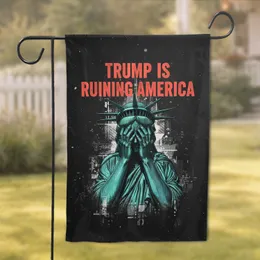 Statue of Liberty Despair Trump Slogan - Political Statement Home Decor Gift Garden Flag