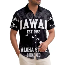 Hawaii Aloha State Island Chain Hibiscus Leaves - Island Lover Home Decor Gift Hawaiian Shirt