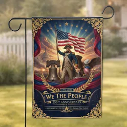 Revolutionary War General American Flag 1776-2026 - USA 250th Anniversary for Patriots Garden Flag