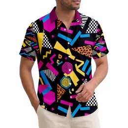 Triangles Zig Zag Waves Hexagonal Spiral Bars Animal Print - Everyday Lifestyle Gift Hawaiian Shirt