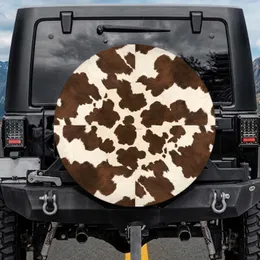 Authentic Cow Print Farmhouse Decor - Gift for Cow Lover Spare Tire Cover