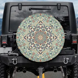 Persian Rug Symmetrical Floral Arabesque Tapestry - Home Decor Gift Spare Tire Cover