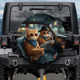 Ginger Cats Driving Sunglasses Pistol - Auto Enthusiast Vehicle Accessory Gift Spare Tire Cover