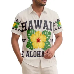 HAWAII EST 1959 THE ALOHA STATE Hibiscus Flower - Hawaii Lover Gift Hawaiian Shirt