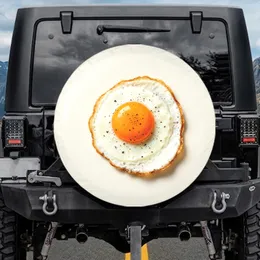 Sunny Side Up Fried Egg - Breakfast Lover Road Trip Gift for Foodies Spare Tire Cover