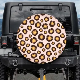Organic Varied Shaded Leopard Animal Spots - Wildlife Lover Gift Spare Tire Cover