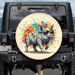 Spotted Pig Aviator Sunglasses Adventure Lifestyle - Pig Lover Gift Spare Tire Cover