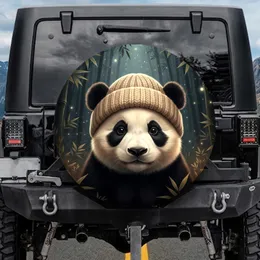 Baby Panda Beanie Hat Forest - Wildlife Lover Gift for Animal Lover Spare Tire Cover