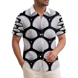 Fan Shaped Shells Tropical - Island Life Gift for Ocean Lover Hawaiian Shirt