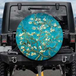 Flowering Almond Branches Van Gogh Inspired - Home Decor Gift for Nature Lover Spare Tire Cover