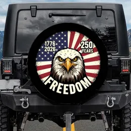 Bald Eagle American Flag 1776-2026 - USA 250th Anniversary Freedom Gift for Dad Spare Tire Cover
