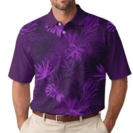 Tropical Island Leaves Palm Fronds - Summer Vacation Resort Beach Holiday Gift Men's Polo Shirt
