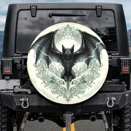 Gothic Bat Filigree Wings - Mystical Car Accessory for Goth Lover Spare Tire Cover