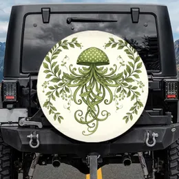 Domed Botanical Foliage Vine Berry Cluster - Home Decor Gift Spare Tire Cover