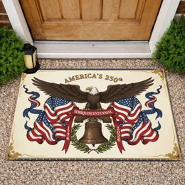 Bald Eagle Liberty Bell American Flags - America 250th Anniversary for Veterans Doormat
