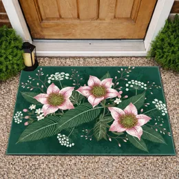 Exotic Bell Flowers Botanical Garden - Home Decor Gift for Garden Lover Doormat