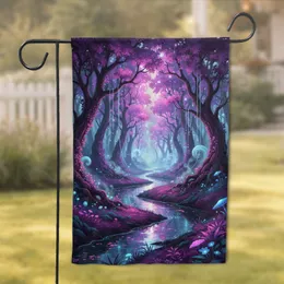 Ancient Trees Luminous Foliage - Home Decor Gift Garden Flag