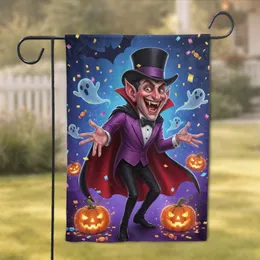 Halloween Vampire Jack-o-Lantern Ghosts Confetti Candies - Halloween Party Garden Flag