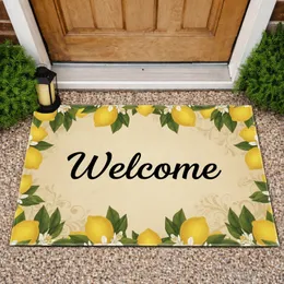 Welcome Lemon Tree Branches - Farmhouse Home Decor Gift Doormat