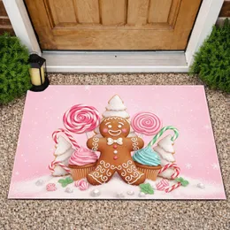 Gingerbread Man Candy Wonderland - Christmas Gift Doormat