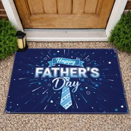 Happy FATHER'S Day Necktie Stars Hearts - Fathers Day Gift Doormat
