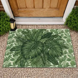 Monstera Banana Palm Tropical Leaves - Home Decor Gift Doormat
