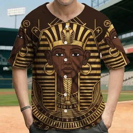 Egyptian Pharaoh Head Gold Nemes Headdress - History Lover Gift Baseball Jersey