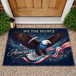 Bald Eagle American Flag 1776-2026 America - Independence Day Gift for Veterans Doormat