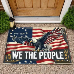Bald Eagle Betsy Ross Flag 250 Years Freedom - Independence Day Gift for Veterans Doormat