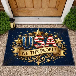 USA Freedom Banner 250 Years Anniversary - Independence Day Gift for Veterans Doormat