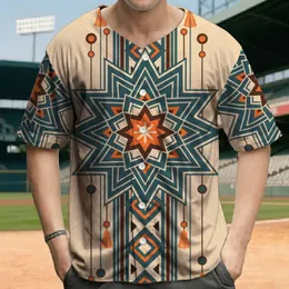 Sixteen Point Starburst Cross Star Diamond Triangle Bands - Everyday Style Fashion Gift Baseball Jersey