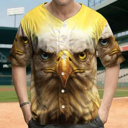 Bald Eagle Head Golden Light - Wildlife Lover Gift for Bird Watchers Baseball Jersey