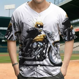 Motorcycle Rider Dynamic Turn - Speed Enthusiast Gift for Bike Lover Baseball Jersey