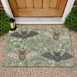Fluffy Bats Botanical Blossom Hearts - Home Decor Gift for Nature Lover Doormat
