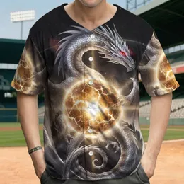 White Silver Dragon Golden Orb - Fantasy Art Lover Gift Baseball Jersey