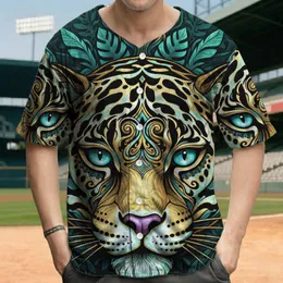 Mandalic Jaguar Head Aqua Blue Eyes Deep Teal Foliage - Wildlife Lover Gift for Big Cat Lover Baseball Jersey