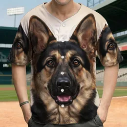 Alert Gentle Black Tan German Shepherd Head Portrait - Everyday Dog Lover Gift Baseball Jersey