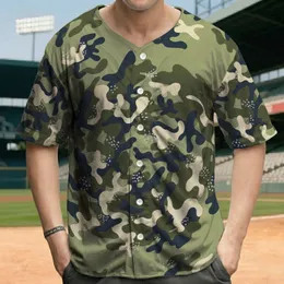Layered Organic Camouflage - Outdoor Adventure Gift for Nature Lover Baseball Jersey