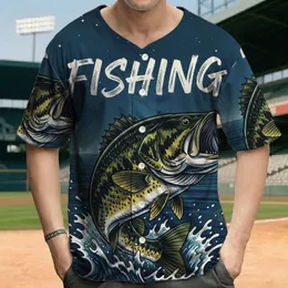 Fishing Word Leaping Largemouth Bass Starry Night Sky - Fishing Lover Gift for Anglers Baseball Jersey
