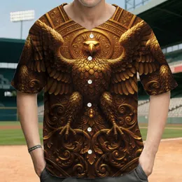 Majestic Golden Eagle Armor - Wildlife Lover Statement Style Gift Baseball Jersey